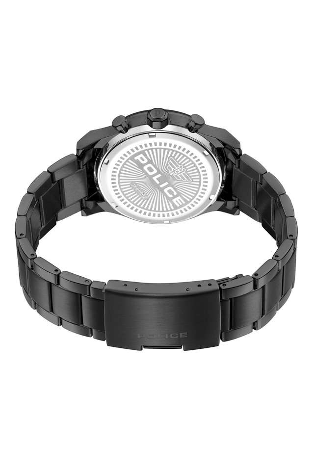 Buy POLICE NoColour Avondale Quartz 42 mm Black Dial Stainless