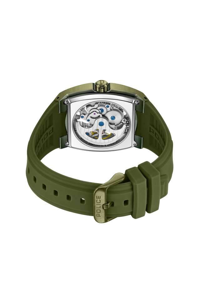 Skeletor-Men-s-42mm-Analog-Quartz-Watch--Green-Dial-with-Green-Silicon-Strap-(PLPEWJR0005906)