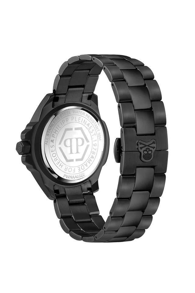 Miyota-41-mm-Black-Metal-Analogue-Watch-For-Unisex---PWNAA0522