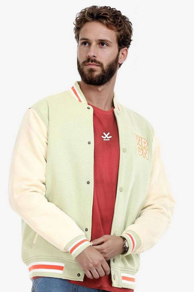 Nylon-Snap-Button-Slim-Fit-Men-Casual-Wear-Jacket