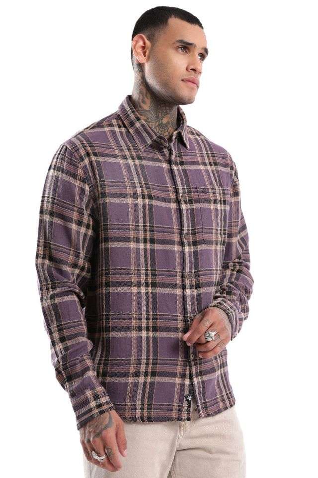 Checks-Cotton-Regular-Fit-Men-s-Casual-Shirt