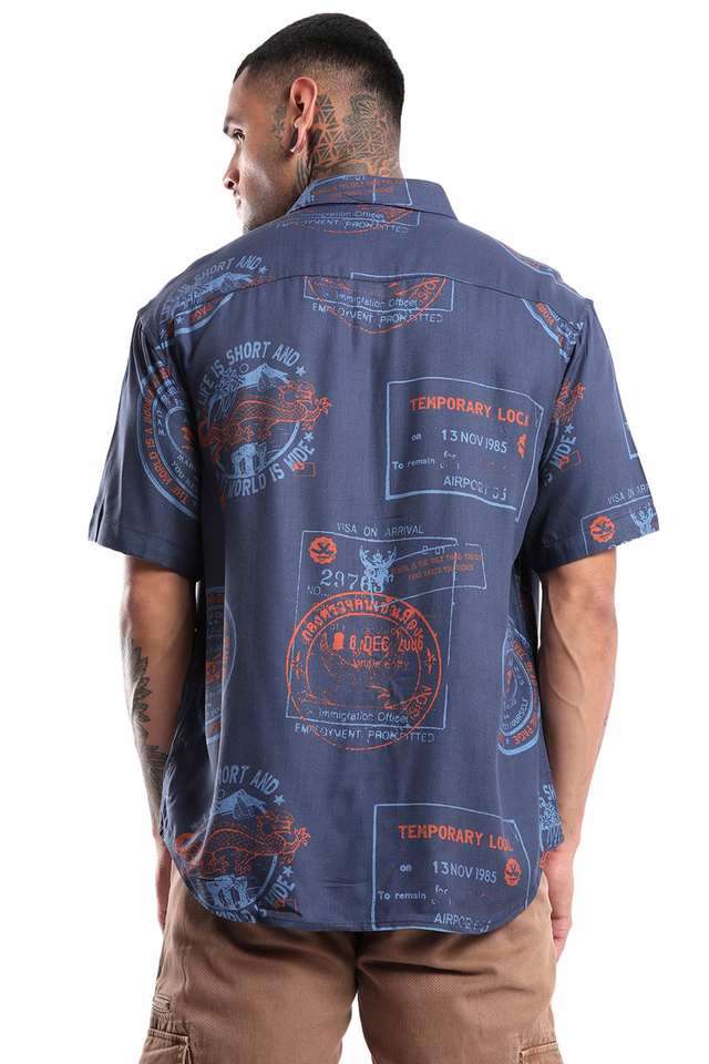 Printed-Viscose-Regular-Fit-Men-s-Casual-Shirt
