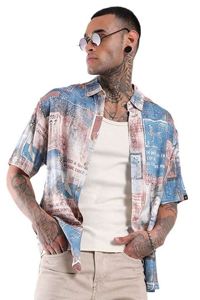 Printed-Viscose-Regular-Fit-Men-s-Casual-Shirt