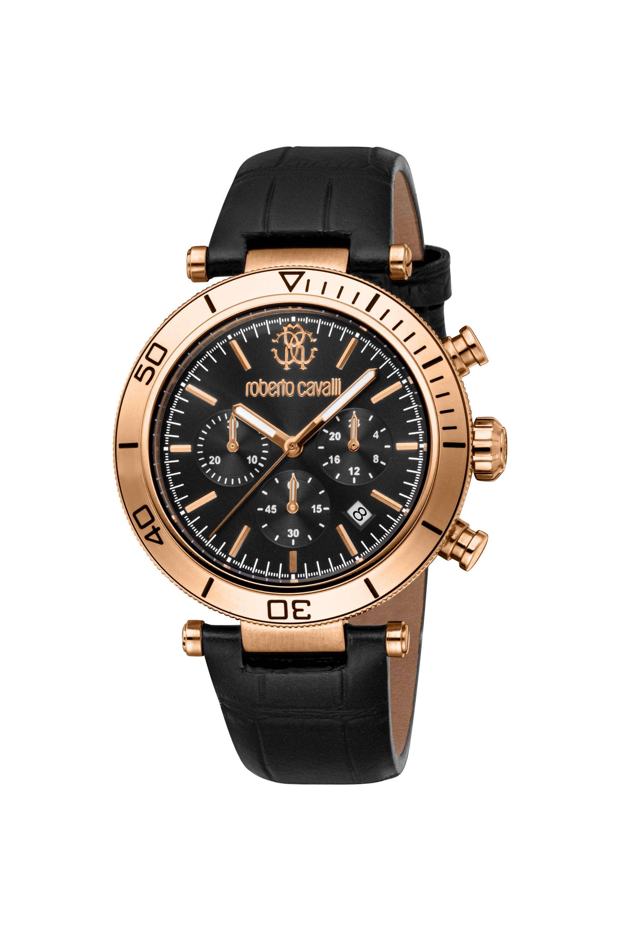 43-mm-Black-Dial-Leather-Analogue-Watch-For-Men---RC5G128L0035