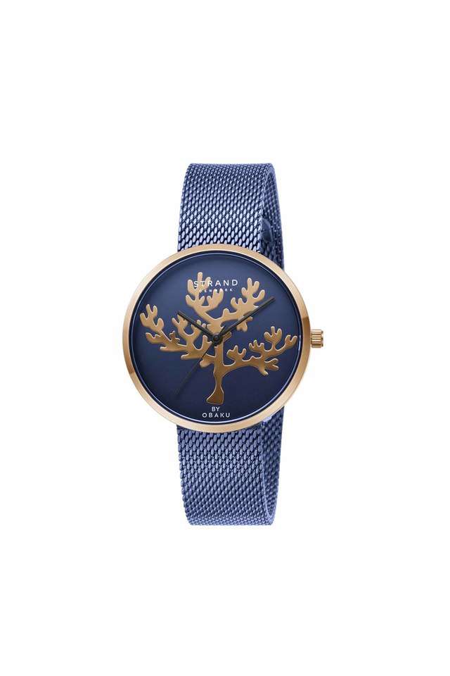 Womens-35.2-mm-Coral-Ocean-Blue-Dial-Stainless-Steel-Analogue-Watch---S700LXVLML-DCR