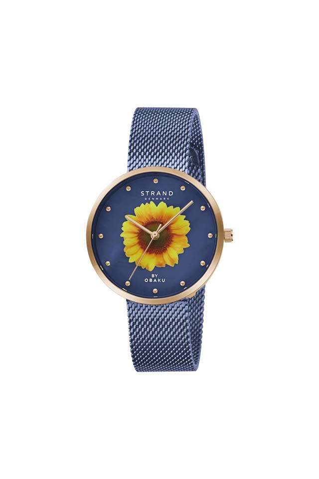 Womens-35-mm-Sunflower-Ocean-Blue-Dial-Stainless-Steel-Analogue-Watch---S700LXVLML-DS