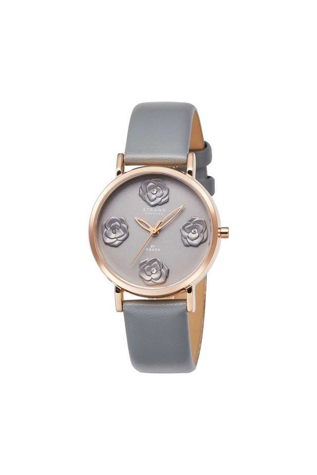 Petals-Pebble-36-mm-Grey-Dial-Leather-Analog-Watch-For-Women---S733LXVJVJ