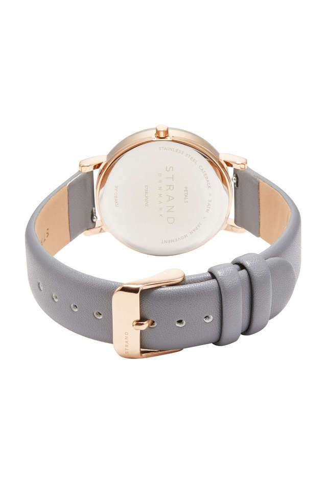 Petals-Pebble-36-mm-Grey-Dial-Leather-Analog-Watch-For-Women---S733LXVJVJ