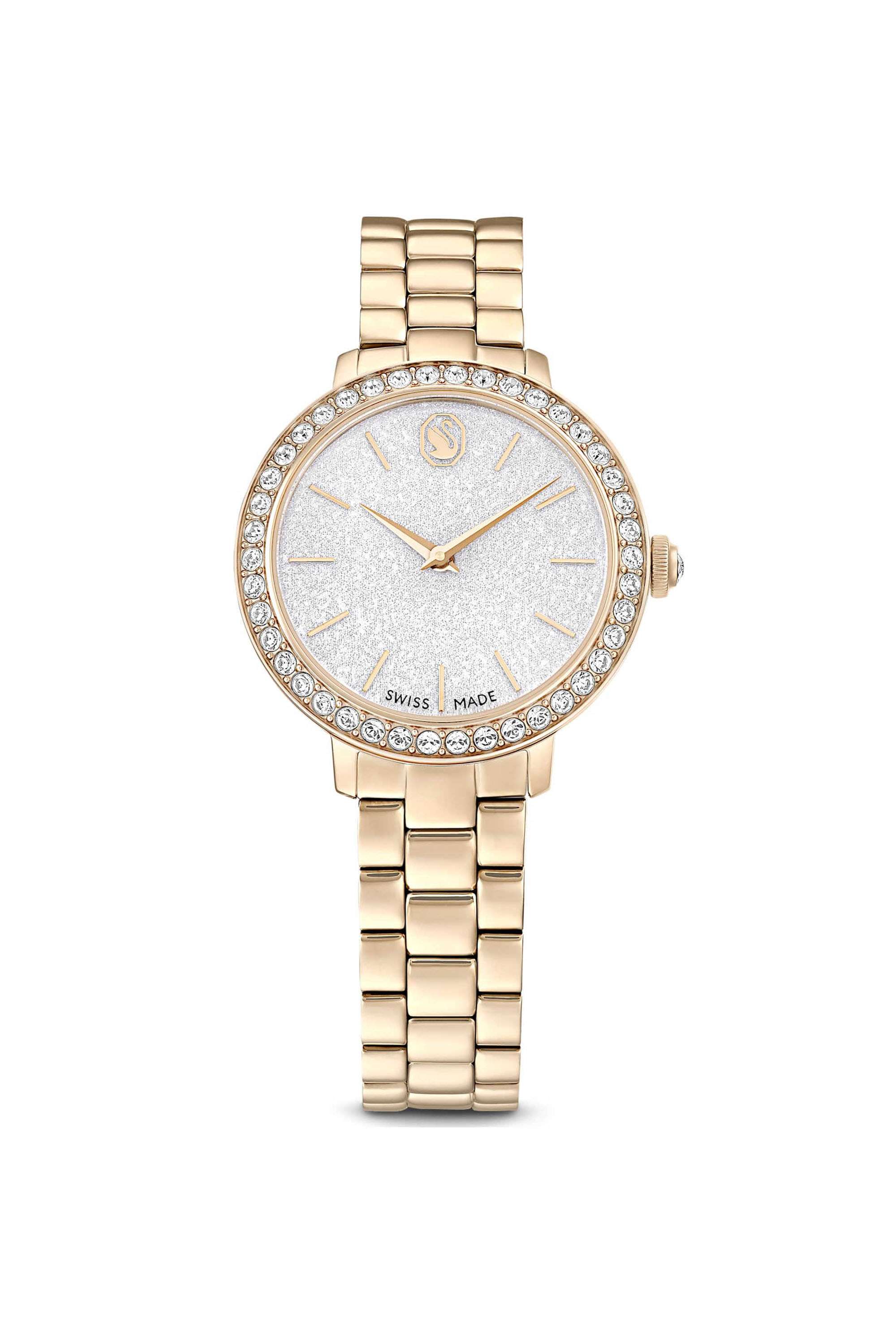 Matrix-Women-s-30-mm-Analog-Quartz-Watch---Gold-Dial-with-Gold-Stainless-Steel-Strap-(5715026)