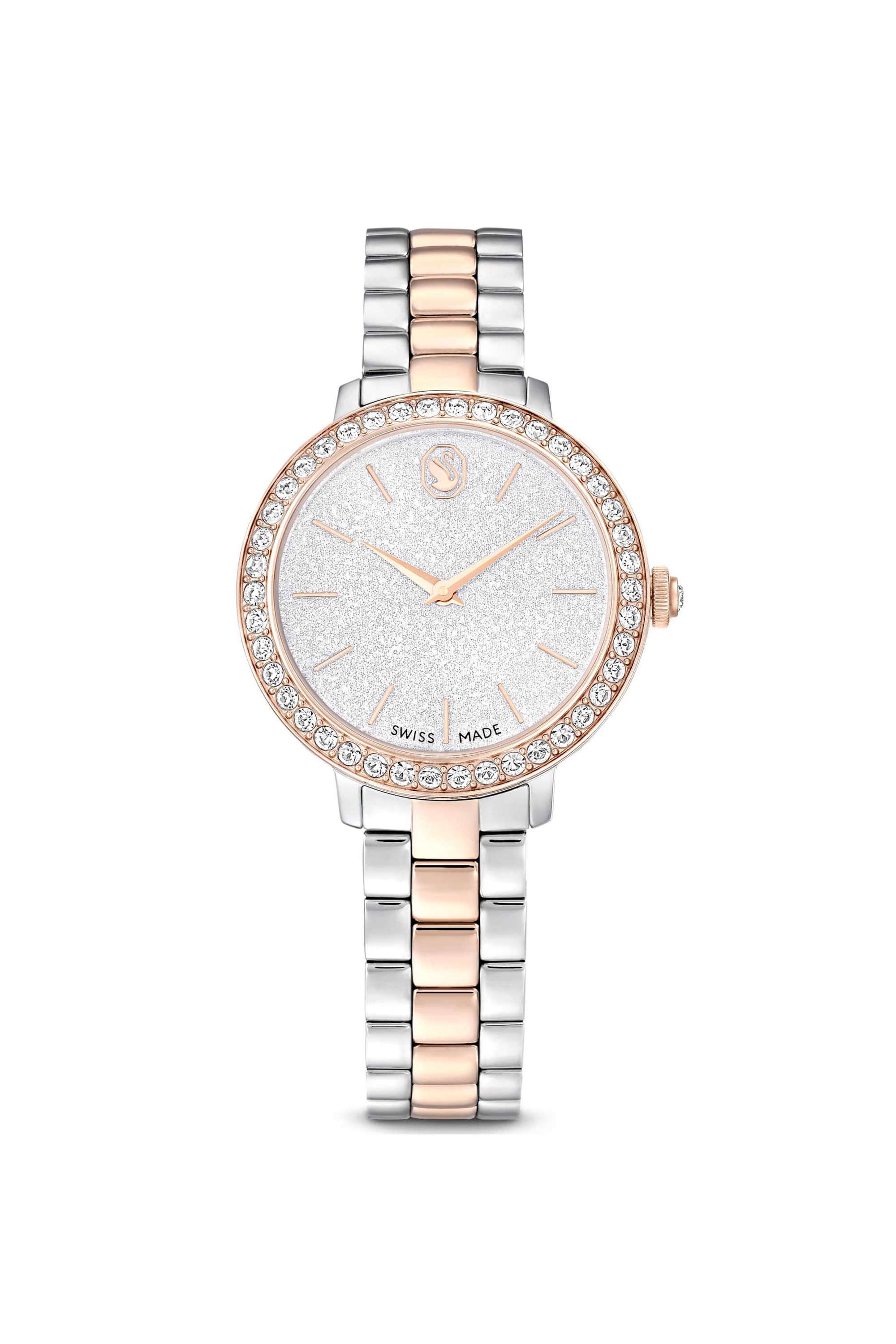 Matrix-Women-s-30-mm-Analog-Quartz-Watch---Silver-Dial-with-Silver-Stainless-Steel-Strap-(5715028)