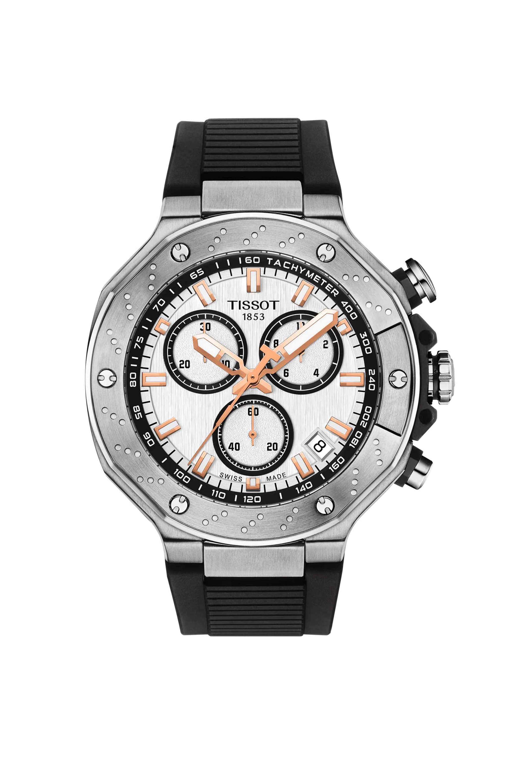 Sport-T-Race-45-mm-Chronograph-Swiss-Quartz-Watch-For-Men-s---White-Dial-with-Black-Silicone-Strap-(T1414171701100)