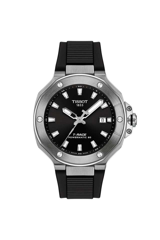 T-Race-Powermatic-80-41-mm-Black-Dial-Stainless-Steel-Analogue-Watch-for-Men---T1418071705100