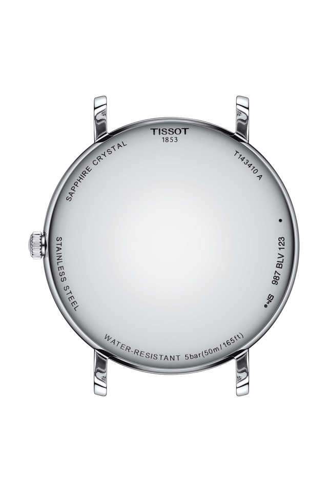 EVERYTIME-Men-s-40-mm-Swiss-Quartz-Analog-Watch---Silver-Dial-With-Grey-Stainless-Steel-Strap-(T1434101103300)