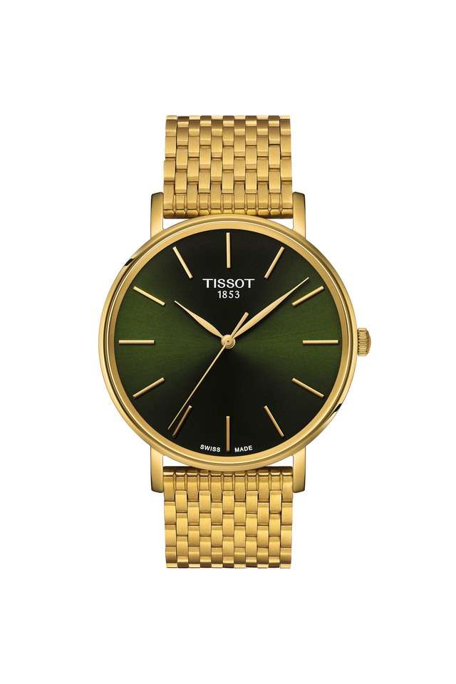 T-Classic-Everytime-40-mm-Green-Dial-Stainless-Steel-Analogue-Wrist-Watch-For-Men