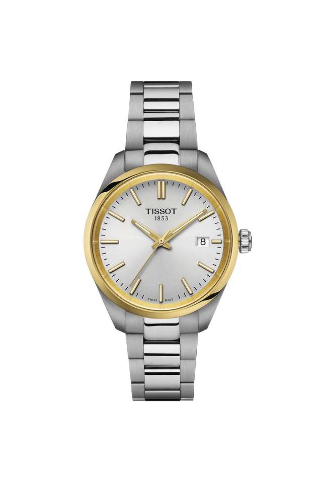 PR-100-34-mm-Silver-Dial-Stainless-Steel-Analogue-Watch-For-Unisex---T1502102103100