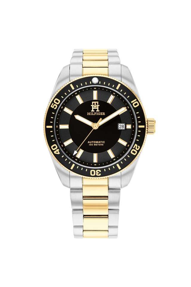 Automatic-40-mm-Black-Dial-Stainless-Steel-Analogue-Watch-for-Men---TH1710552W