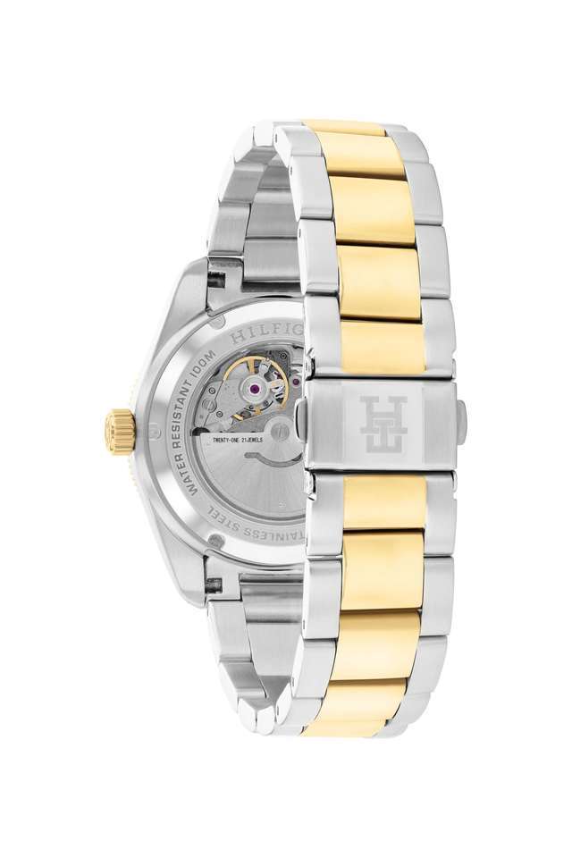 Automatic-40-mm-Black-Dial-Stainless-Steel-Analogue-Watch-for-Men---TH1710552W