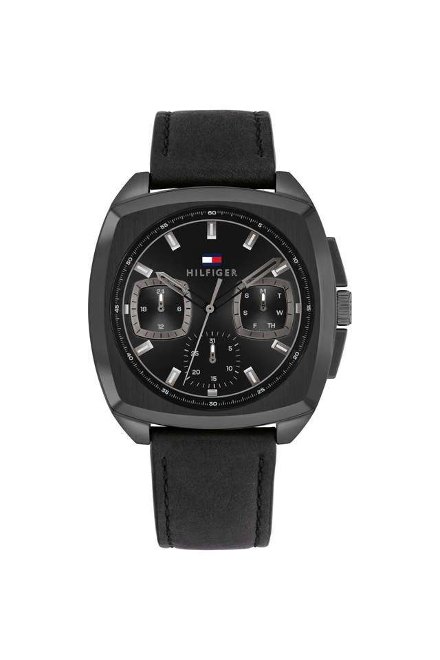 Apollo-41-mm-Black-Dial-Leather-Analogue-Wrist-Watch-for-Men---TH1710556