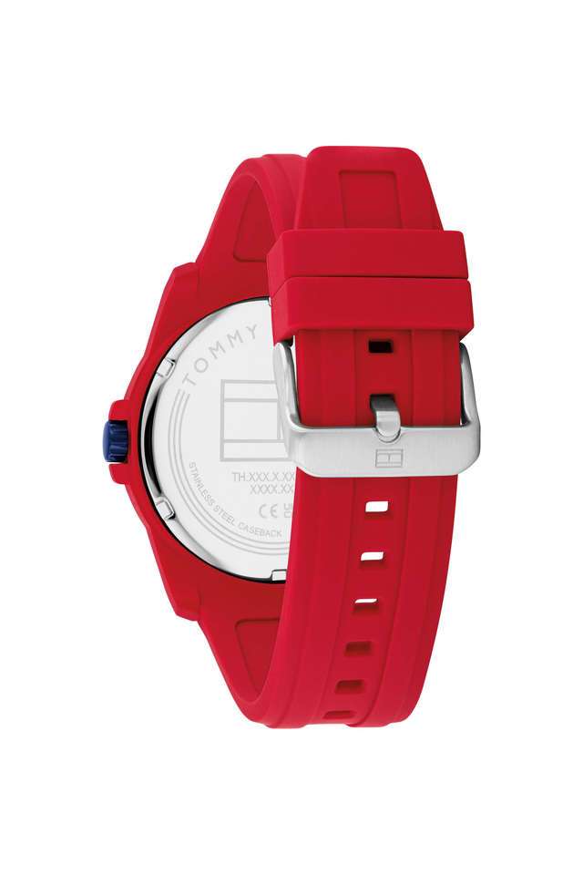 Austin-44-mm-Red-Dial-Silicone-Analogue-Watch-For-Men---TH1710598W