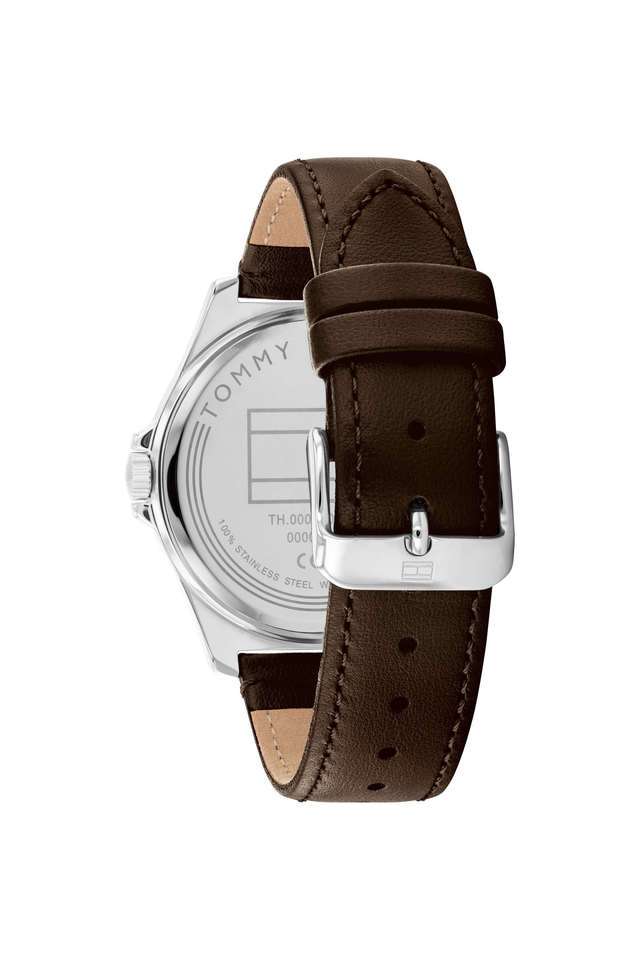 Norris-43-mm-Black-Dial-Leather-Analogue-Watch-For-Men---TH1710601