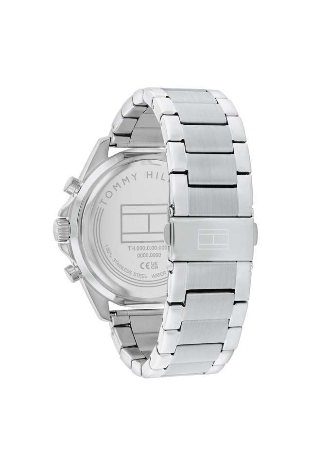 Quartz-48-mm-Blue-Dial-Stainless-Steel-Analogue-Watch-for-Men---TH1710656