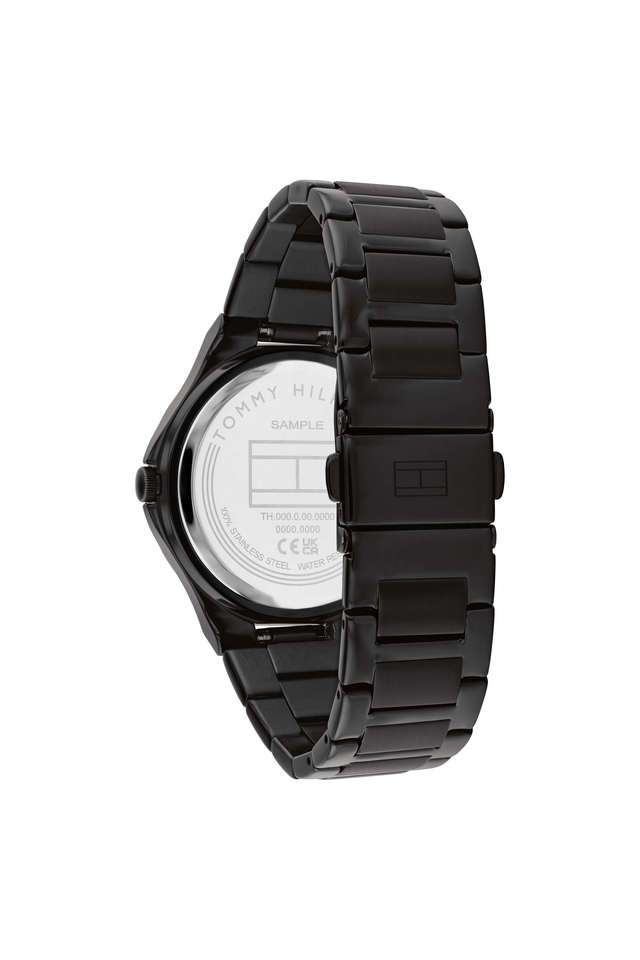 Juliette-36-mm-Black-Dial-Stainless-Steel-Analogue-Watch-For-Women---TH1782644