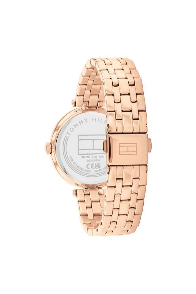 Quartz-34-mm-Rose-Gold-Dial-Stainless-Steel-Analogue-Watch-for-Women---TH1782761