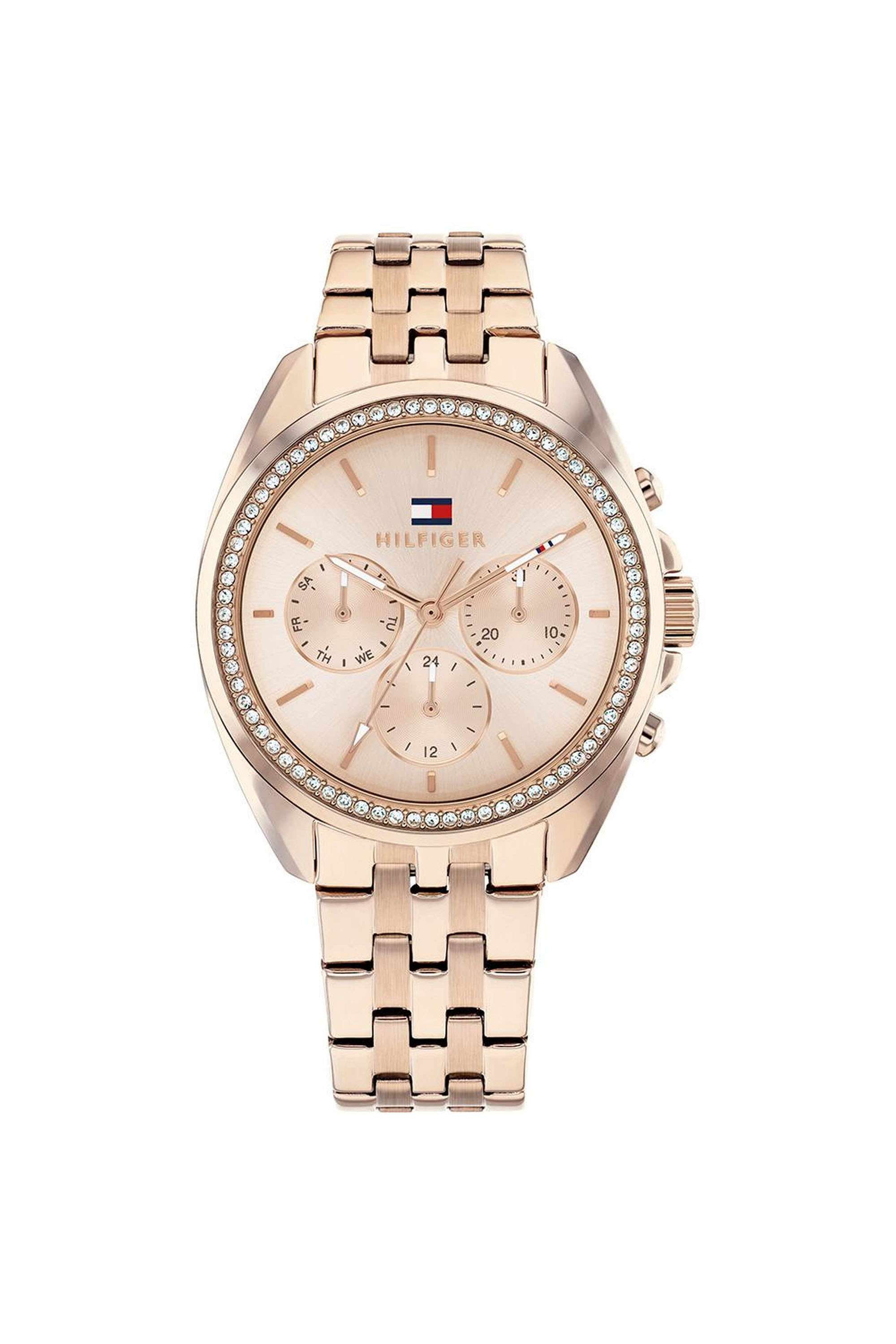 MELLIE-36-mm-Quartz-Analogue-Watch-For-Women---Gold-Dial-with-Gold-Stainless-Steel-Strap-(TH1782804)