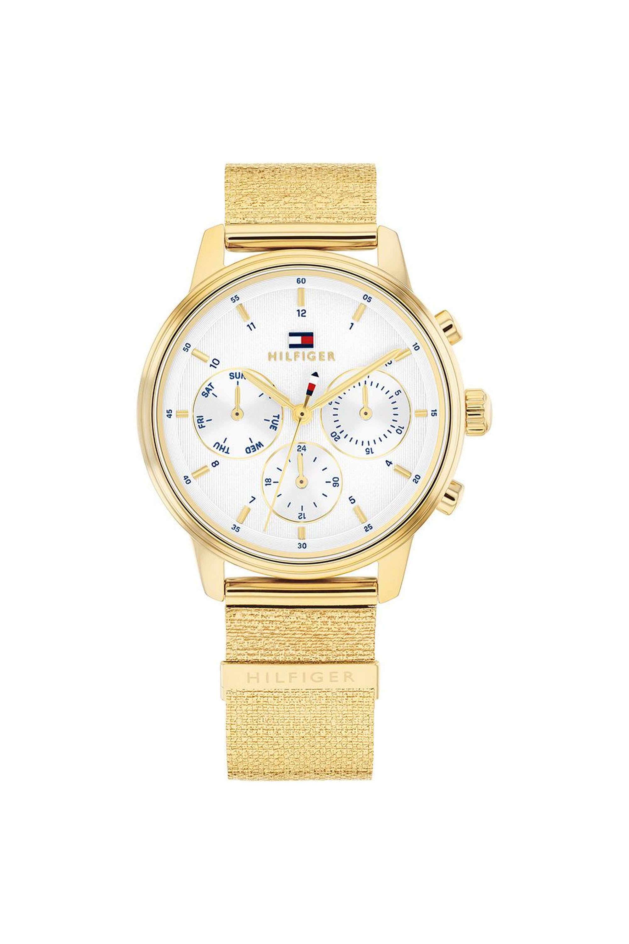 Blake-34-mm-Quartz-Analogue-Watch-For-Women---White-Dial-with-Gold-Stainless-Steel-Strap-(TH1782808)