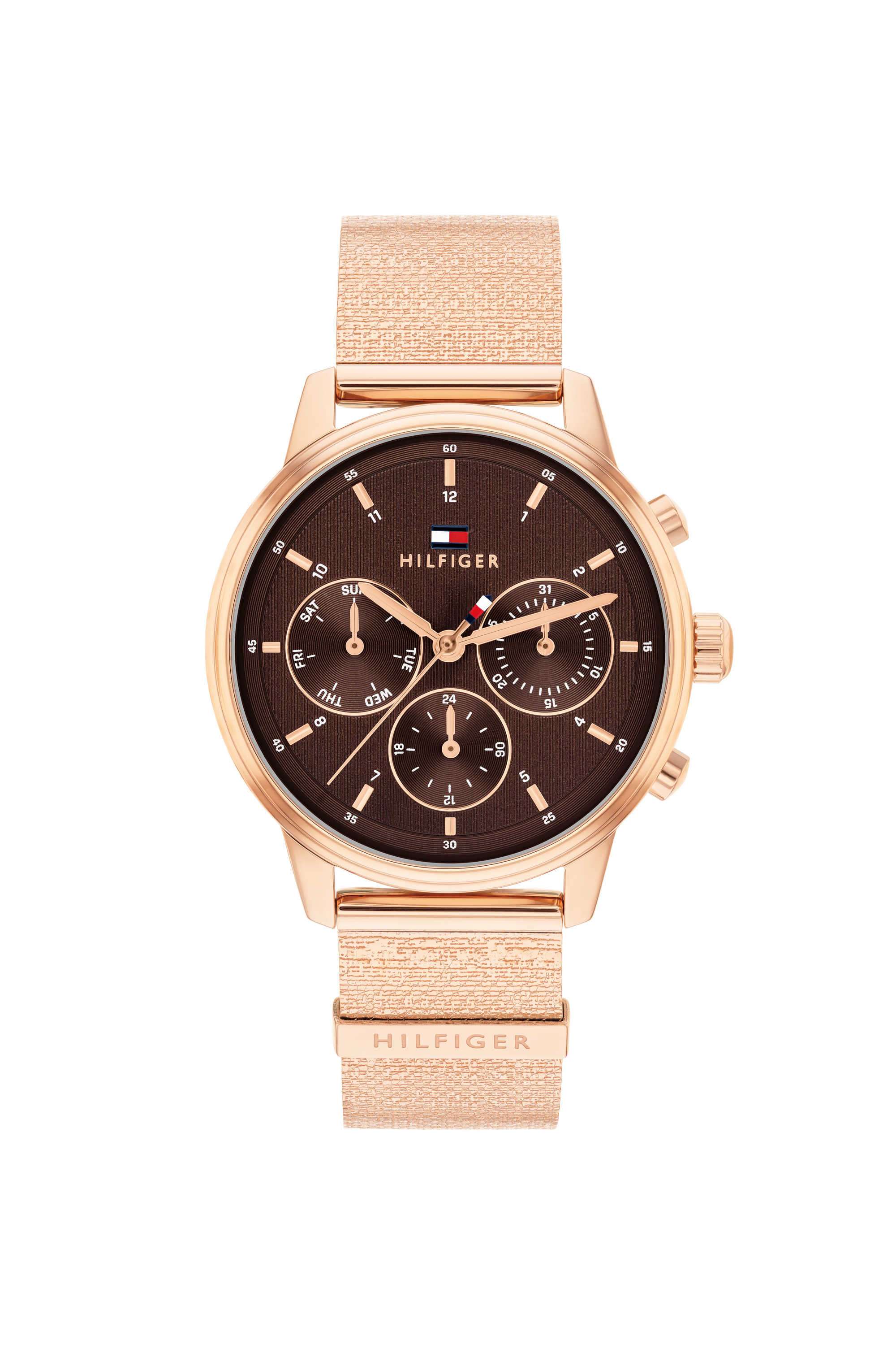 BLAKE-34-mm-Brown-Dial-Stainless-Steel-Analogue-Watch-For-Women---TH1782864W
