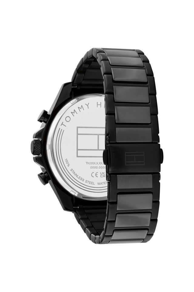 Clark-46-mm-Black-Dial-Stainless-Steel-Analogue-Watch-For-Men---TH1792081