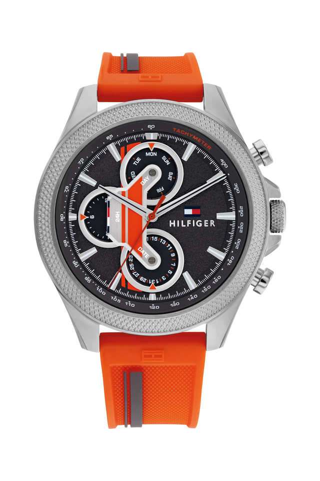 Clark-46-mm-Grey-Dial-Silicone-Analogue-Watch-For-Men---TH1792084