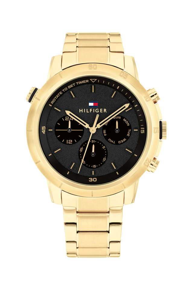 Troy-46-mm-Black-Dial-Stainless-Steel-Analogue-Watch-For-Men---TH1792109