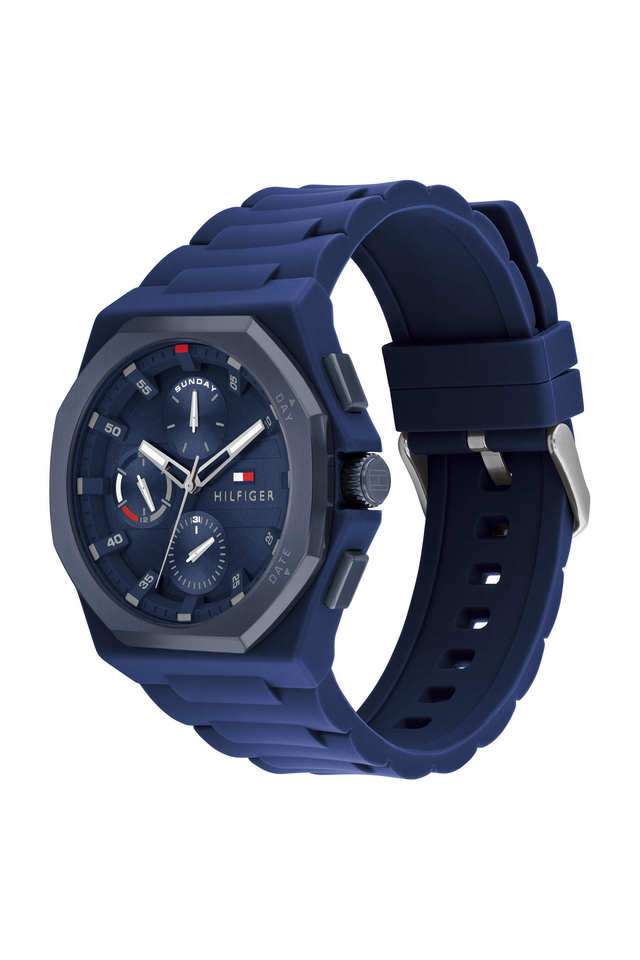 Drop2-44-mm-Blue-Dial-Silicone-Analogue-Wrist-Watch-for-Men---TH1792122W