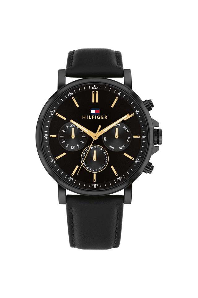 Tyson-44-mm-Black-Dial-Leather-Analogue-Wrist-Watch-for-Men---TH1792144