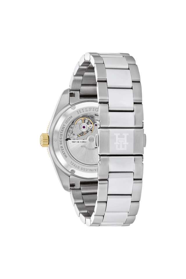 Mechanical-Hand-Wind-40-mm-Green-Dial-Stainless-Steel-Analogue-Watch-for-Men---TH1792155W