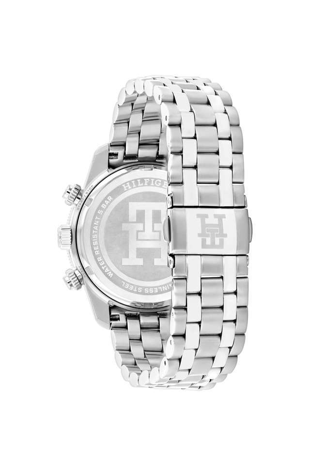 Quartz-41-mm-White-Dial-Stainless-Steel-Analogue-Watch-for-Men---TH1792157W
