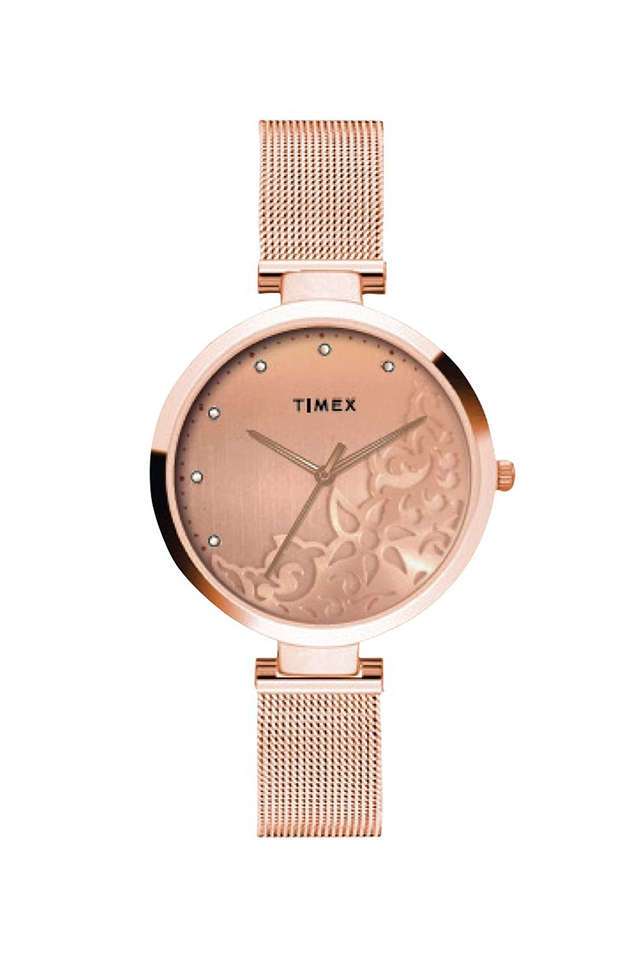 Womens-Rose-Gold-Dial-Analogue-Watch---TW000X219