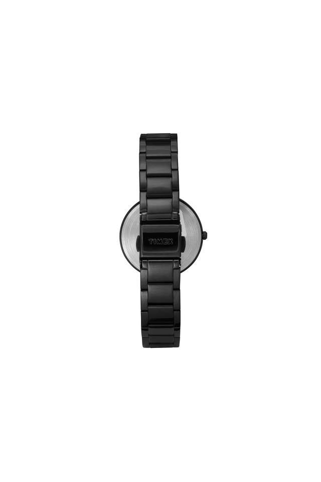Womens-35-mm-Fashion-Black-Dial-Stainless-Steel-Analogue-Watch---TW000X225