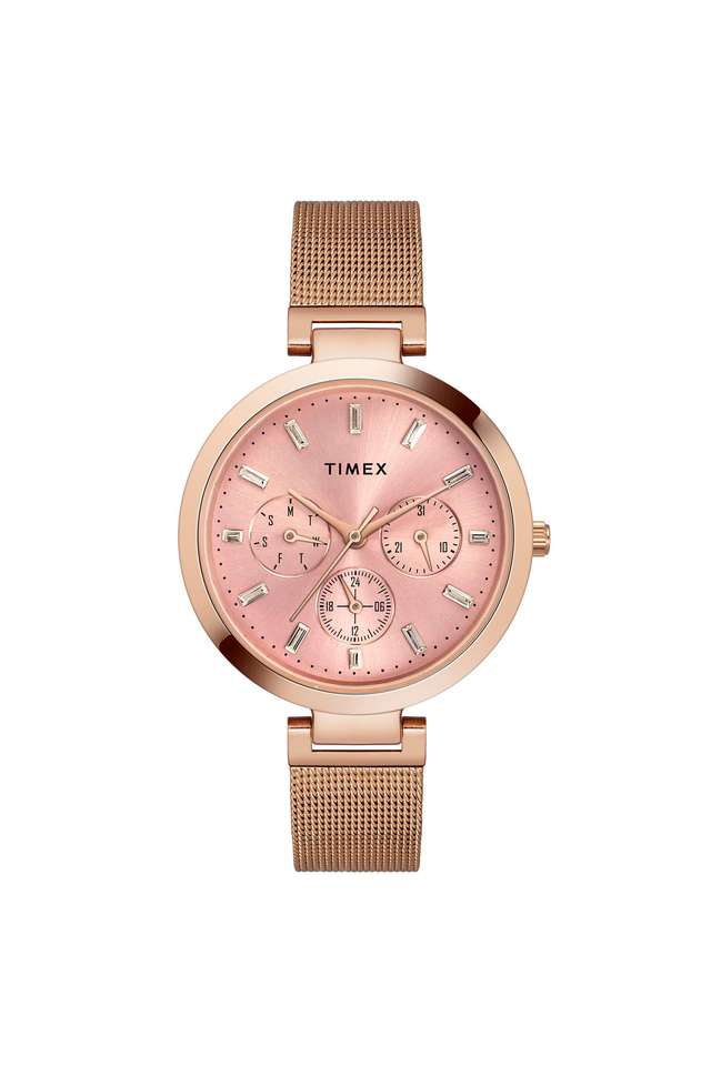Fashion-23-Stainless-Steel-Pink-Dial-35-mm-Analog-Watch-for-Men---TW000X242