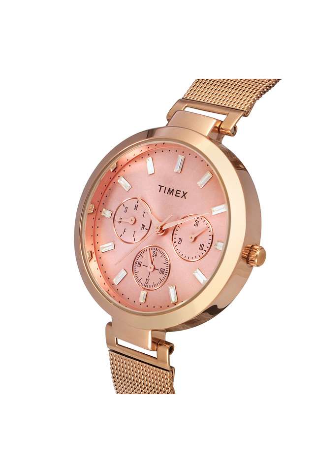 Fashion-23-Stainless-Steel-Pink-Dial-35-mm-Analog-Watch-for-Men---TW000X242