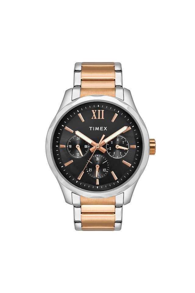 Mens-44-mm-Black-Dial-Stainless-Steel-Analog-Watch---TW0TG7617