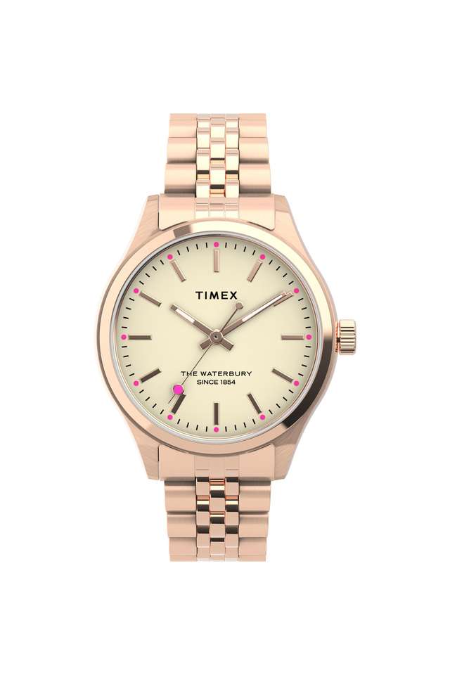 Heritage-Collection-Waterbury-Cream-Dial-Bracelet-with-Neon-Accents