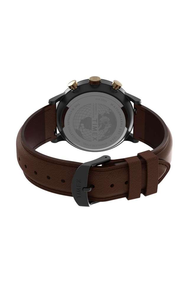 Waterbury-Quartz-Chrono-41mm-SST-Case-Black-Dial-Black-Leather-Strap