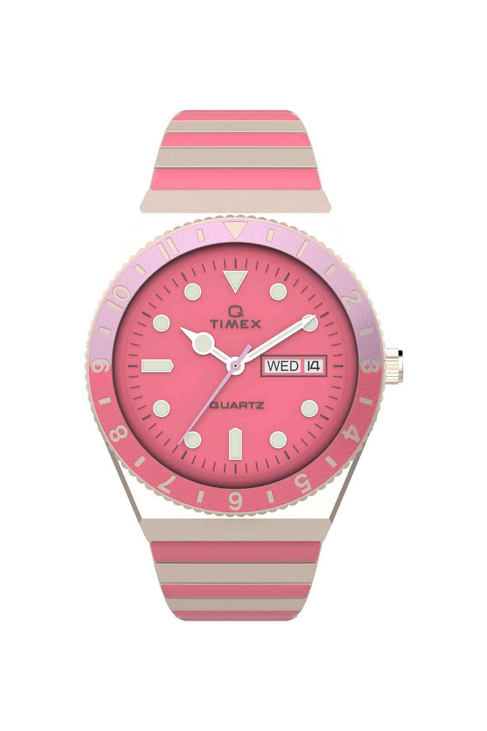 36-mm-Quartz-Analogue-Watch-For-Women---Pink-Dial-with-Two-Tone-Stainless-Steel-Strap-(TW2W41000UJ)