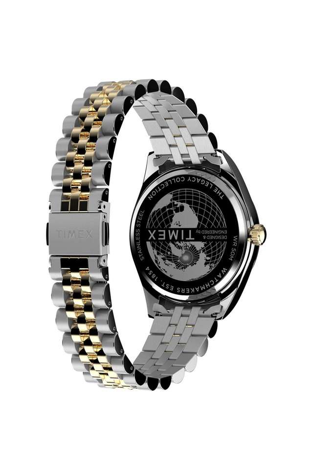 Waterbury-Classic-40mm-3-hand-SST-Case-Green-Dial-Green-Strap