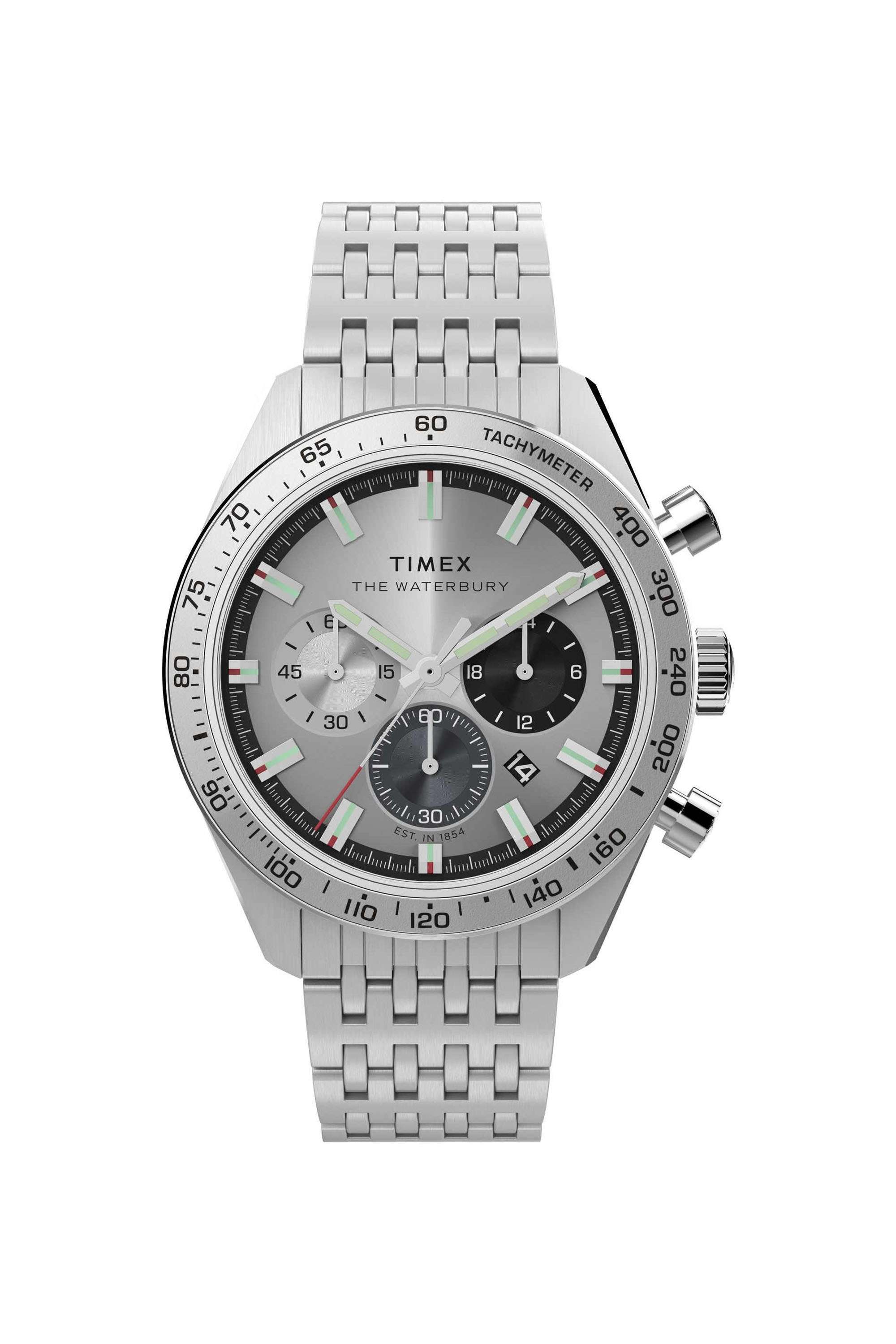 41-mm-Quartz-Analogue-Watch-for-Men---Silver-Dial-with-Silver-Stainless-Steel-Strap-(TW2Y18700UJ)
