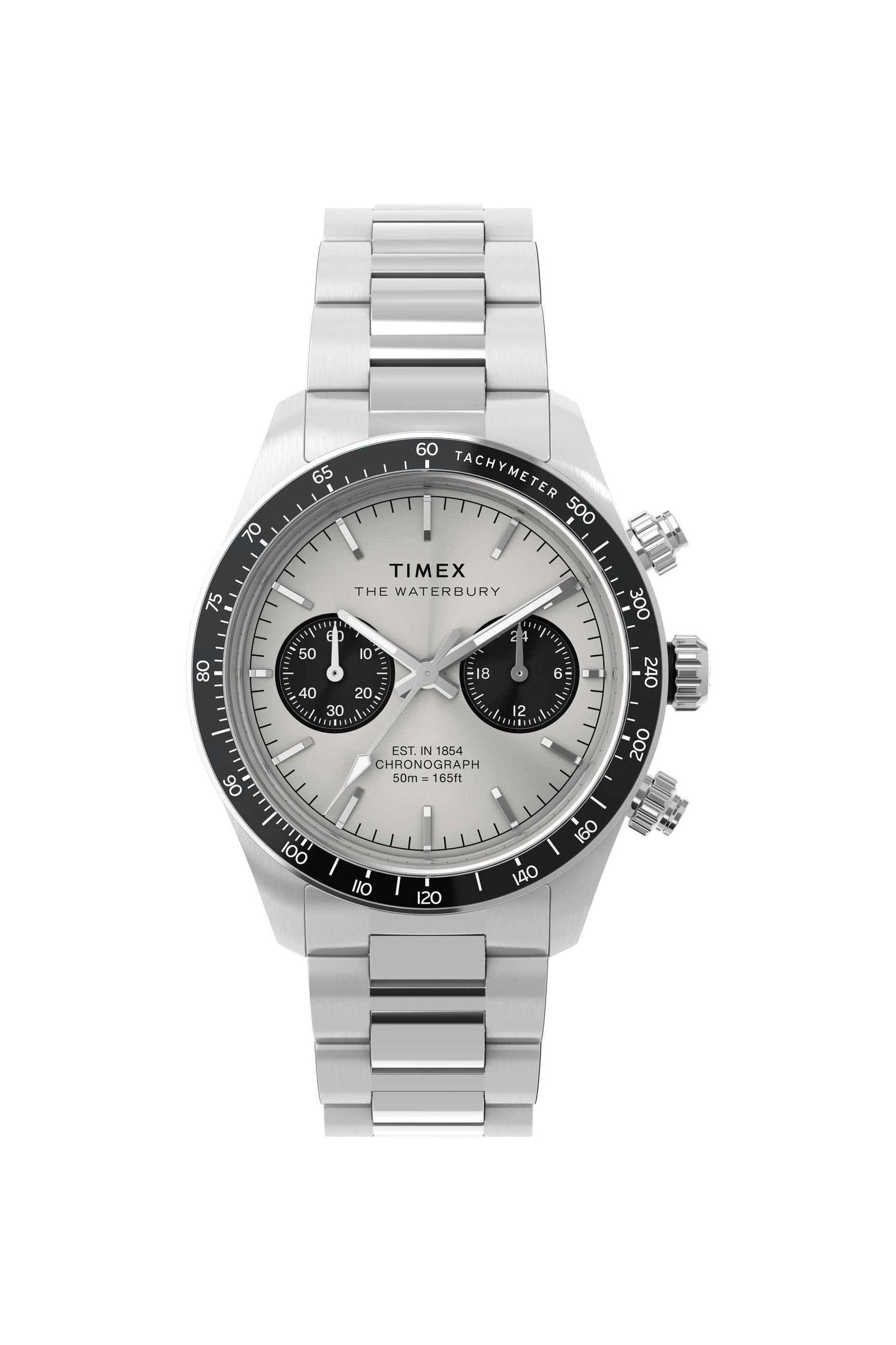 39-mm-Quartz-Analogue-Watch-for-Men---Silver-Dial-with-Silver-Stainless-Steel-Strap-(TW2Y19200UJ)