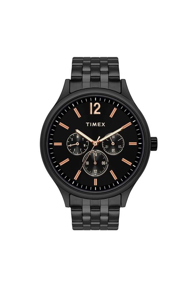Mens-Black-Dial-Multi-Function-Watch---TWEG18405