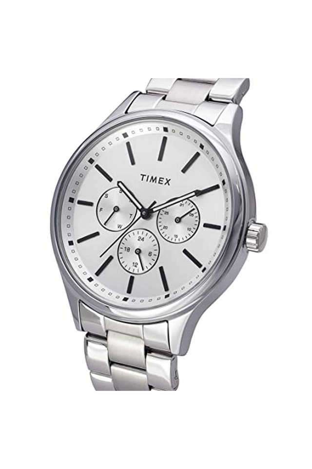 Fashion-43-MM-Silver-Stainless-Steel-Analog-Watch-For-Men---TWEG18409